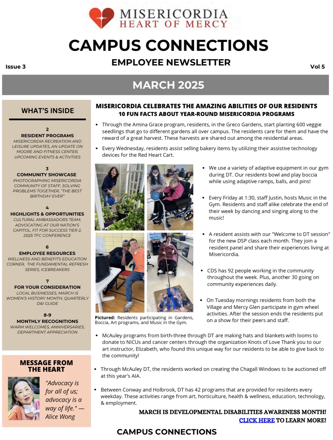 March 2025 Campus Connections